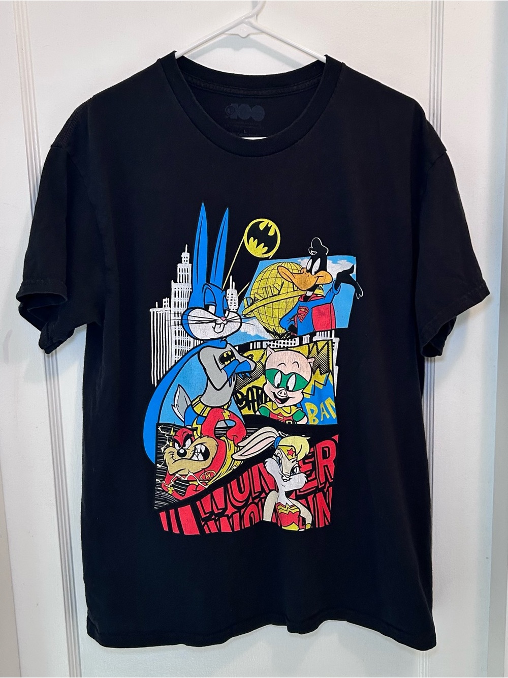 Warner Bros. Looney Tunes DC Universe Graphic Cotton Graphic T-Shirt Men’s L